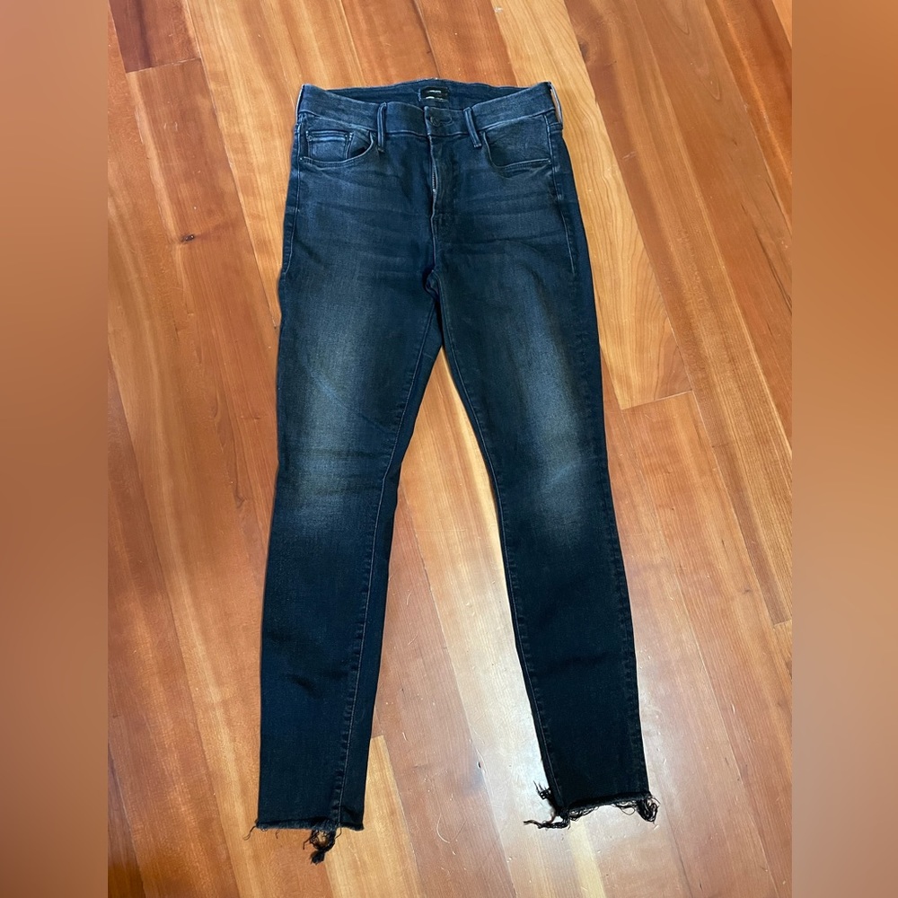 MOTHER looker ankle fray